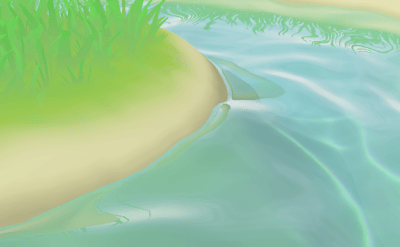 Shore edge shading